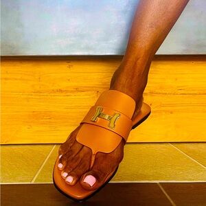Hermes Galerie Leather Sandal SS 23